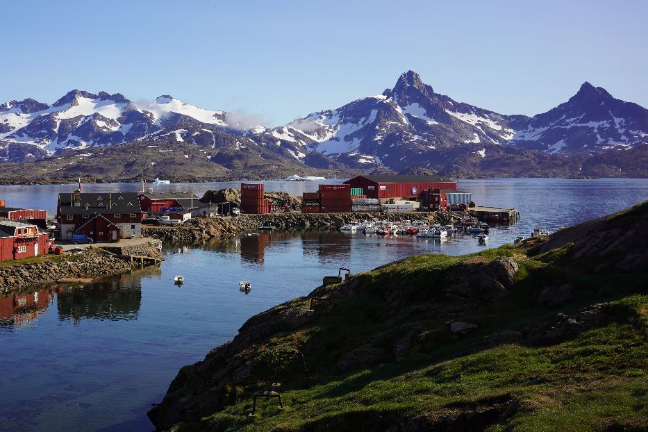 Il centro abitato di Tasilak, in Groenlandia