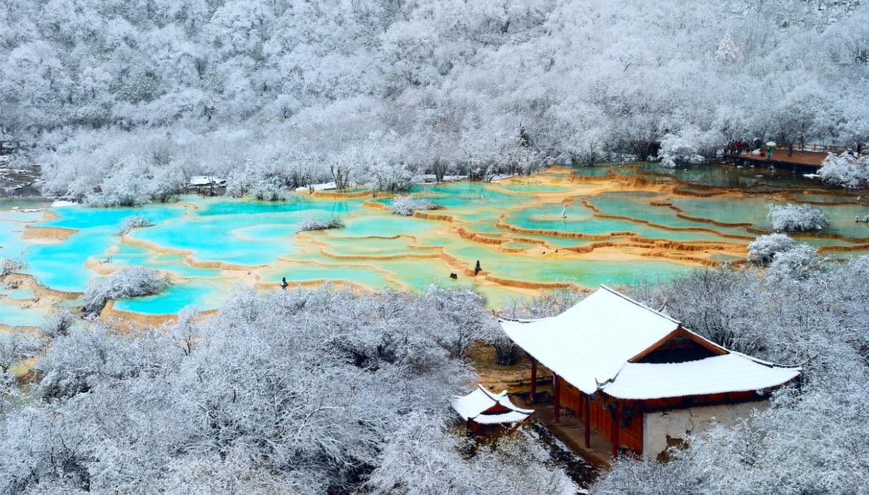 Natural pools that look like they were painted by an artist