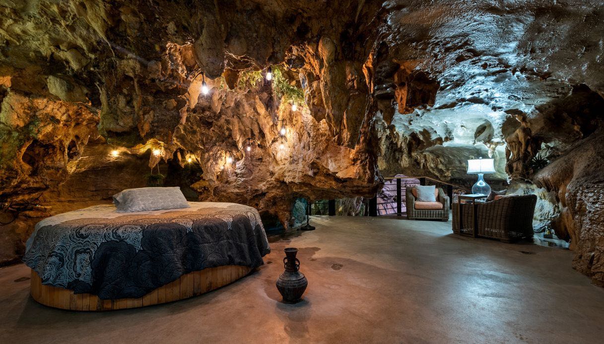 The most exclusive accommodation in the world exists in this cave.  And you can sleep in it