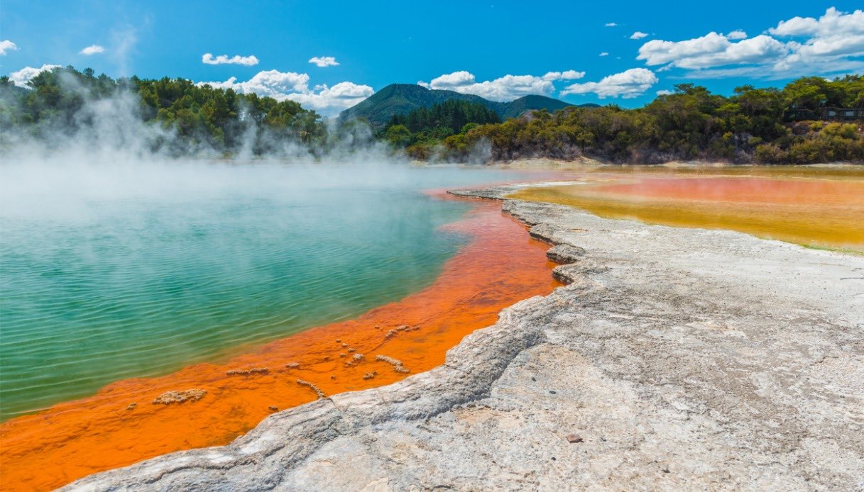 The most surreal place in the world is the "Champagne" pool.